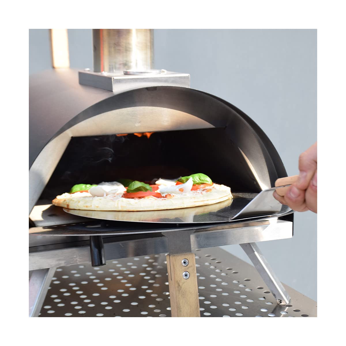 Vulcano Forno per Pizza a Pellet da Esterno e Interno