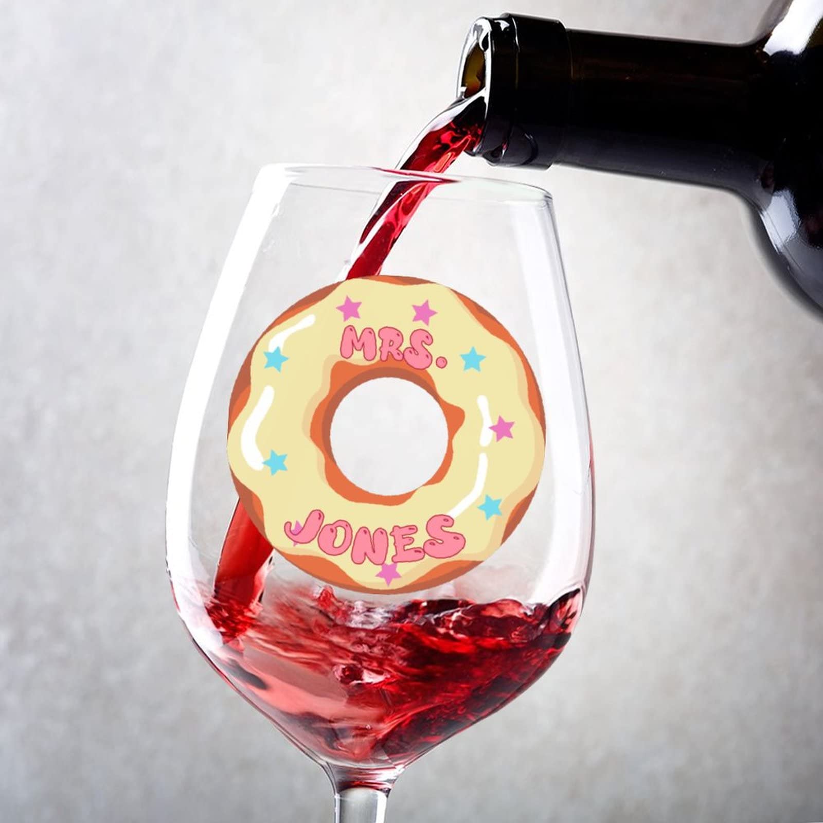 Verres à vin rouge personnalisés pour ne plus perdre son verre à Noël lot de 500 ml