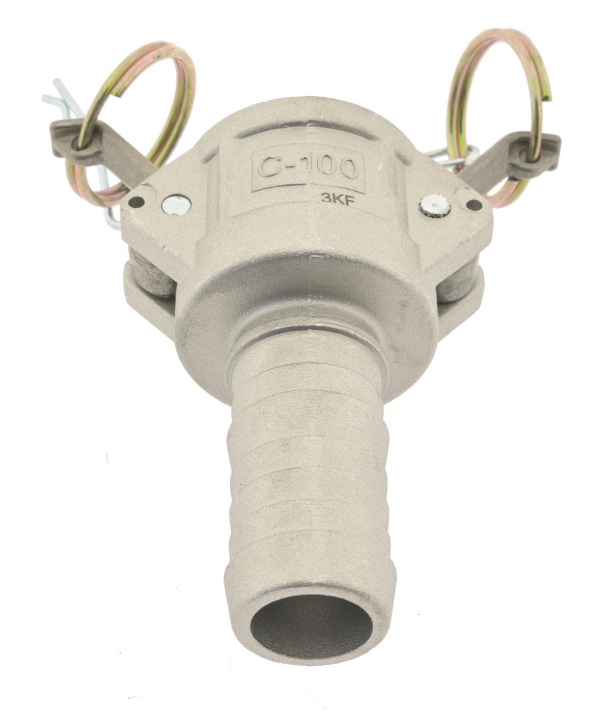 Kamlock Schnellkupplung 150mm Schlauch Ø innen, Aluminium Hebelarmkupplung Typ C