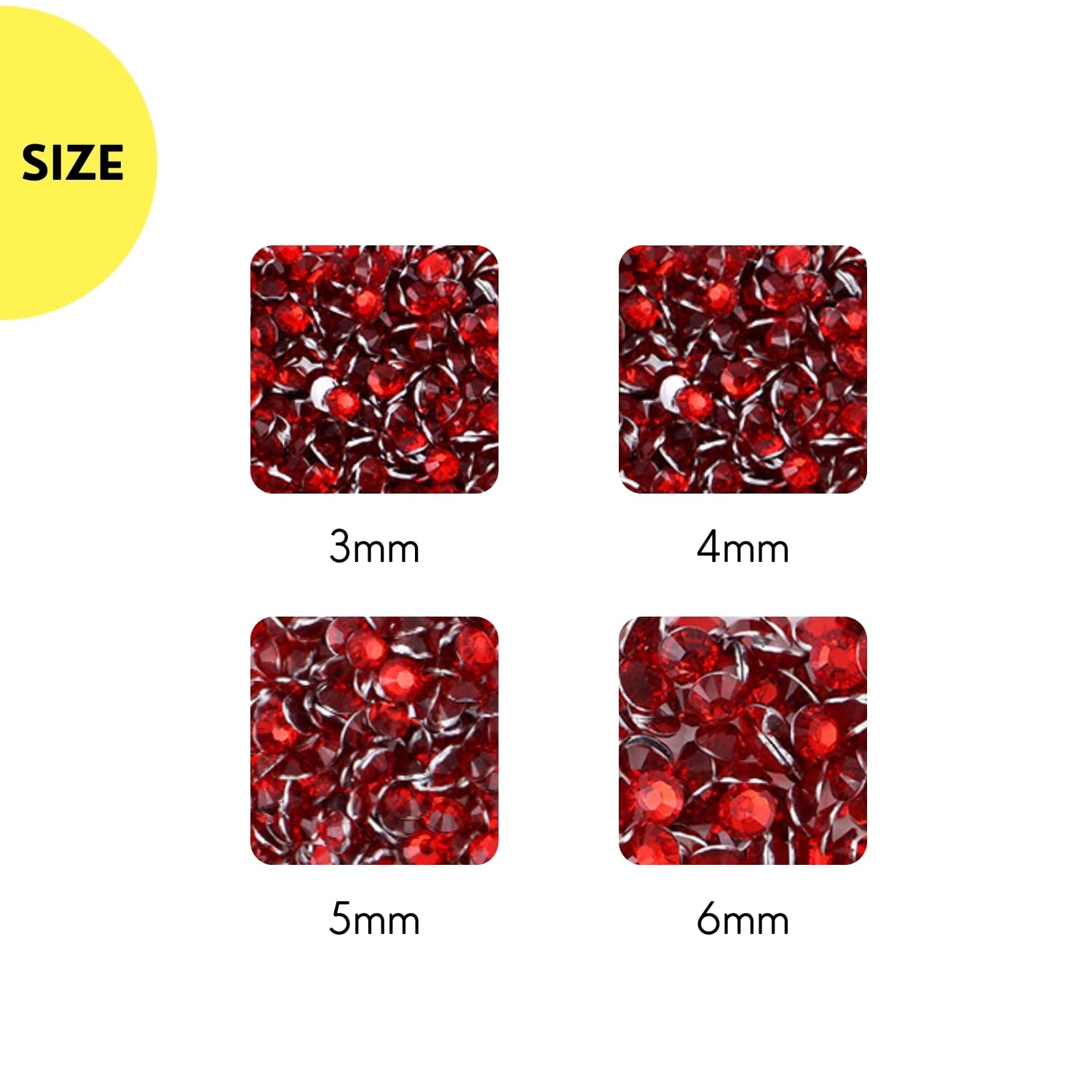 Amazon.co.jp: ラインストーン ネイルパーツ デコ B.ソリッドカラー