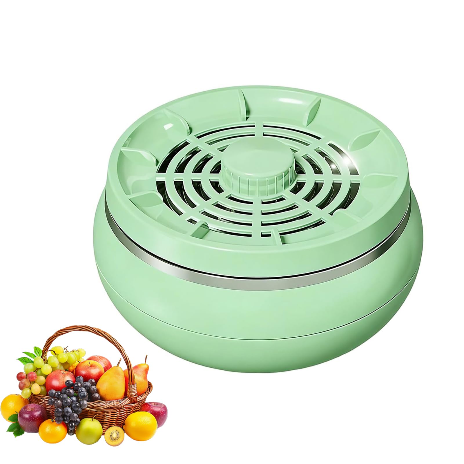 Multi-Function Fruit and Vegetable Cleaner – Fruit Washing Machine with Electrolysis Technology – 4 Smart Modes, Long Battery Life (3600mAh), USB Rechargeable for Home, Camping, Travel (White) — view 9