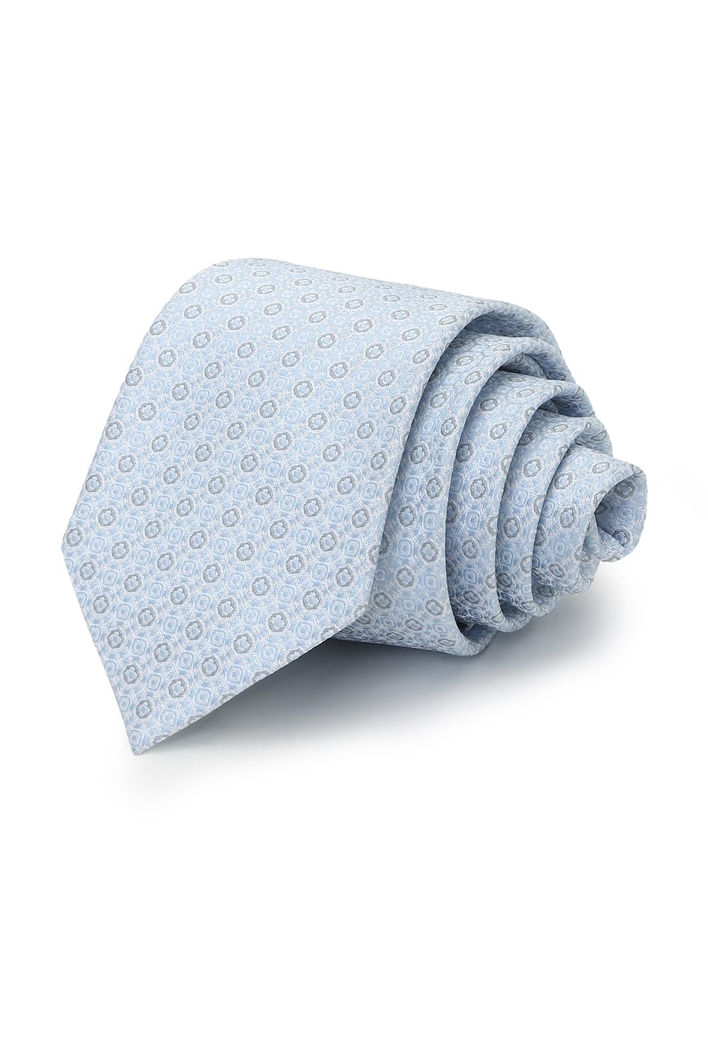 van heusen Men Light Blue Embroidered Formal Tie-picture-12