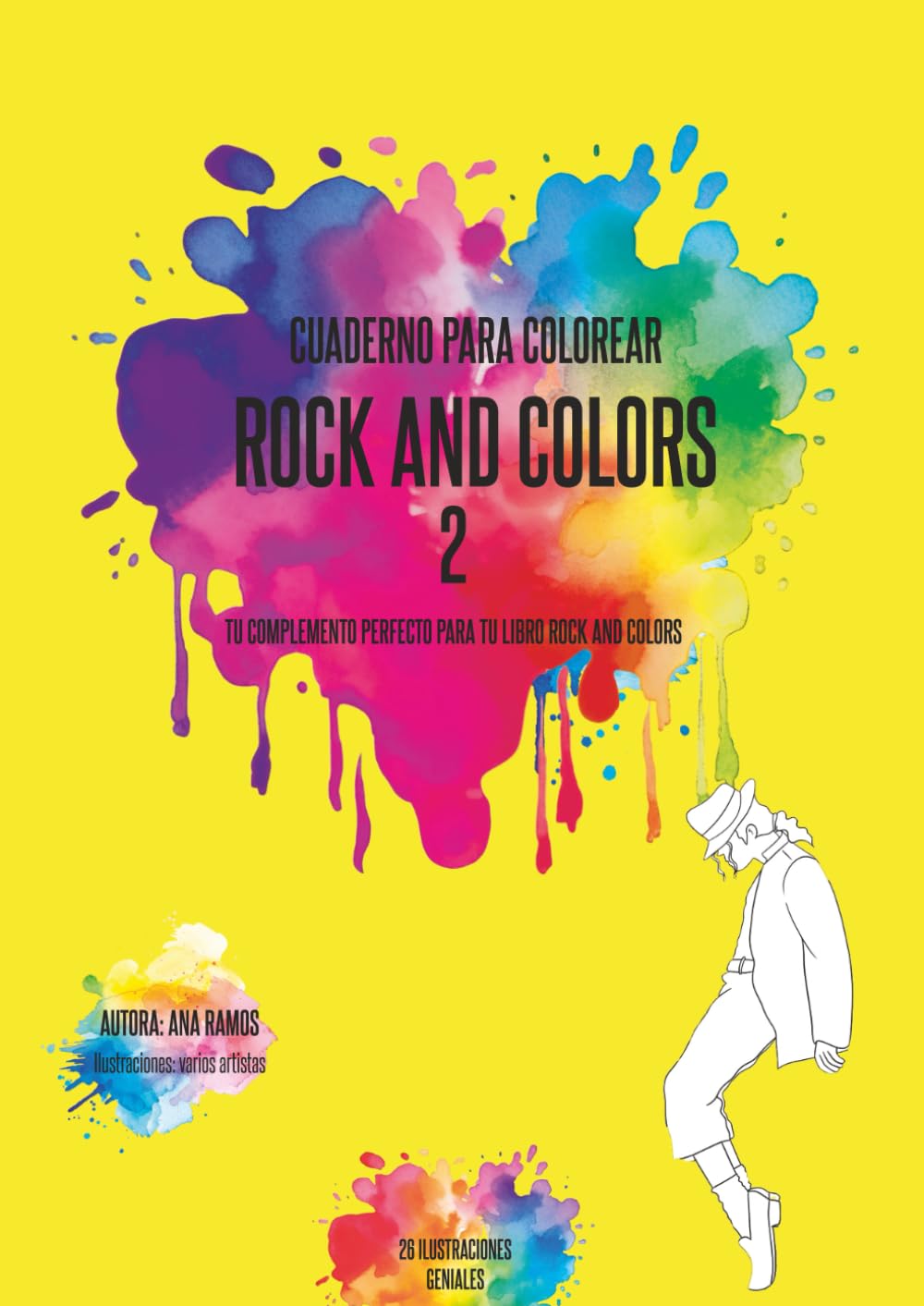 Cuaderno para colorear. Rock And Colors 2: Tu complemento perfecto para tu libro
