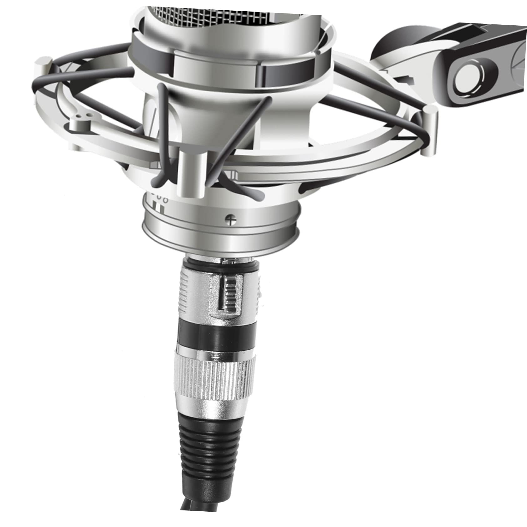 HEMOTON Microfono Trasmissione Efficiente e Portabilità Facile Maschio a Femmina 3 Pin Cavo Xlr in Rame Puro senza Ossigeno, Confezione 6 Pezzi per Sistemi Audio Ktv