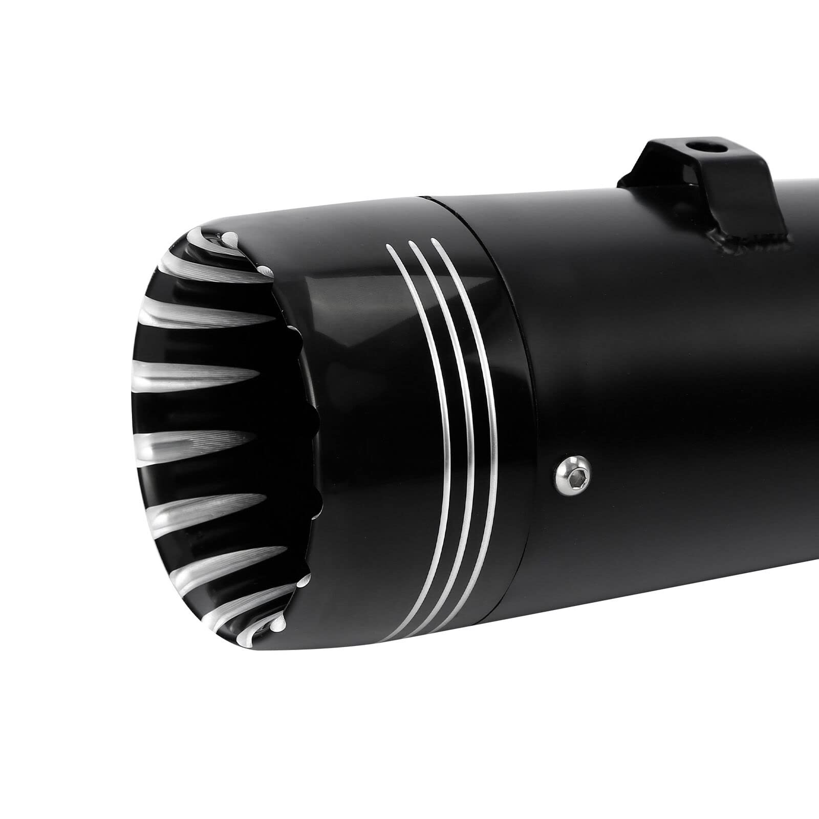 4 "Megafono Slip On Silenziatore Tubo di Scarico per H&Arley Touring Street Glide Road King 1995-2016 Parti del Motociclo