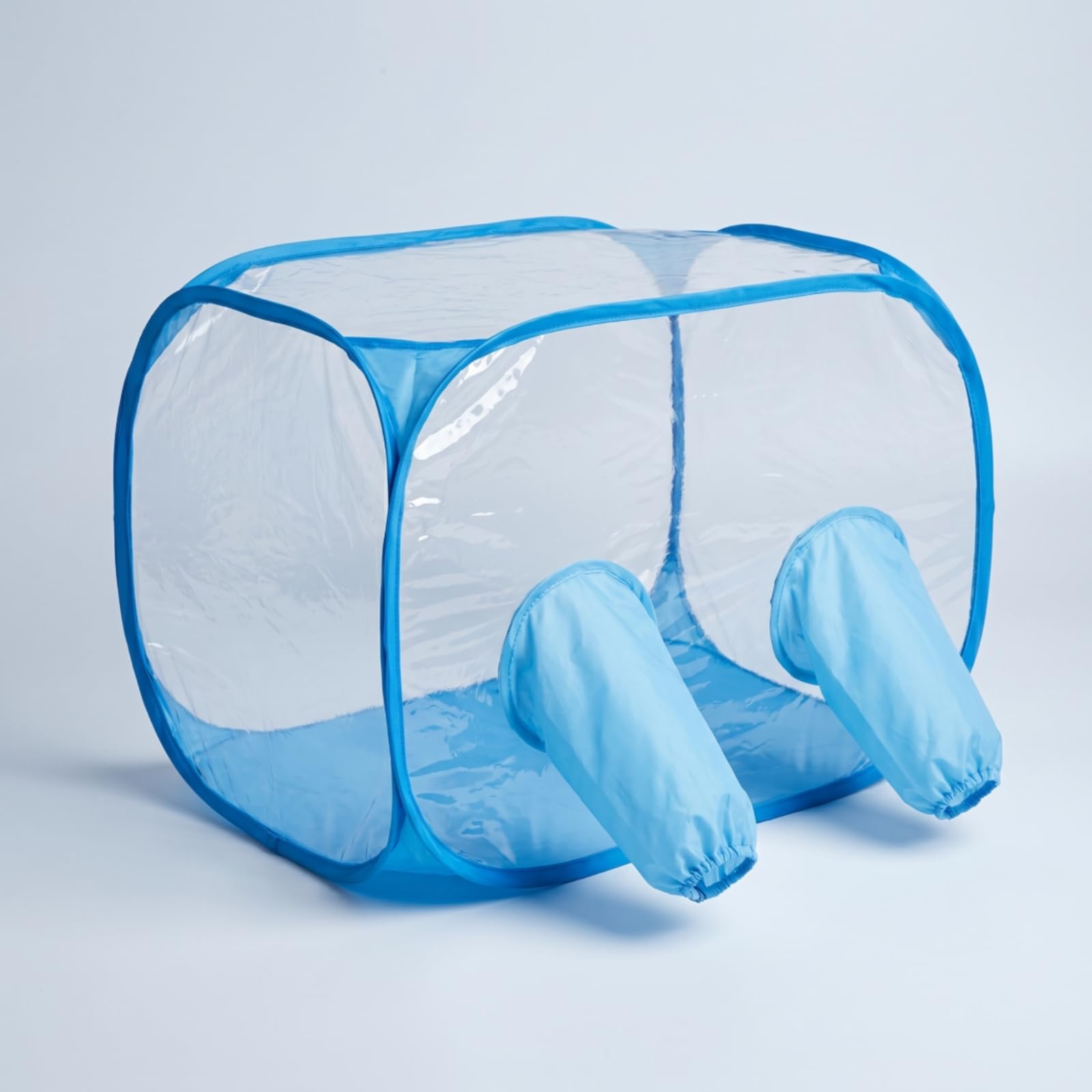 kowaku Box de Culture de Champignons Tente de Culture Transparente Chambre Stérile Poste de Travail avec Manches Élastiques et Structure Rigide en Plastique
