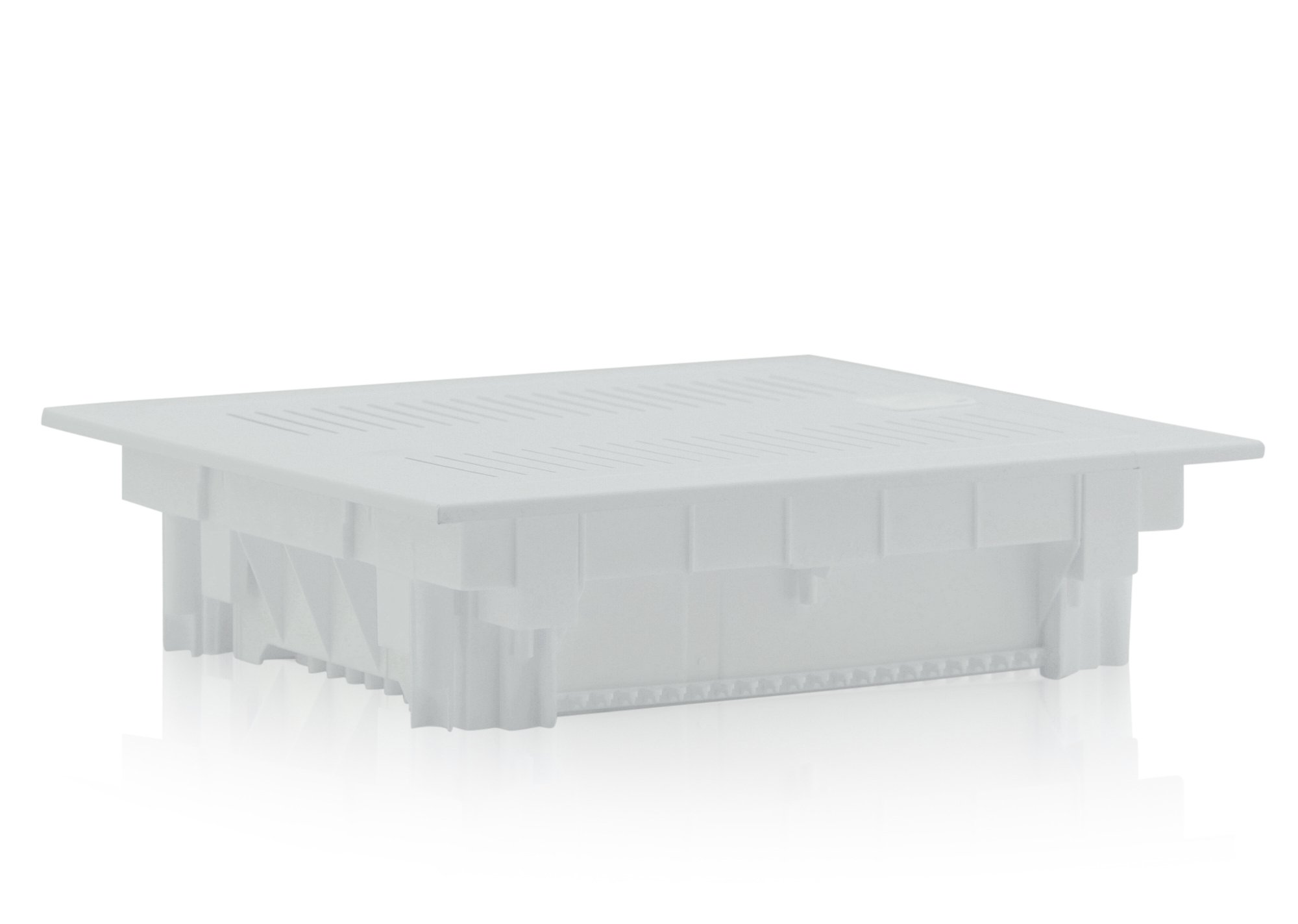 Intratec répartiteur de communication encastré, IP40 – Boîtier multimédia pour maison entièrement connectée, série DIXBOX-XT armoire de distribution pour systèmes multimédias, 317 x 346 x 92 mm, blanc