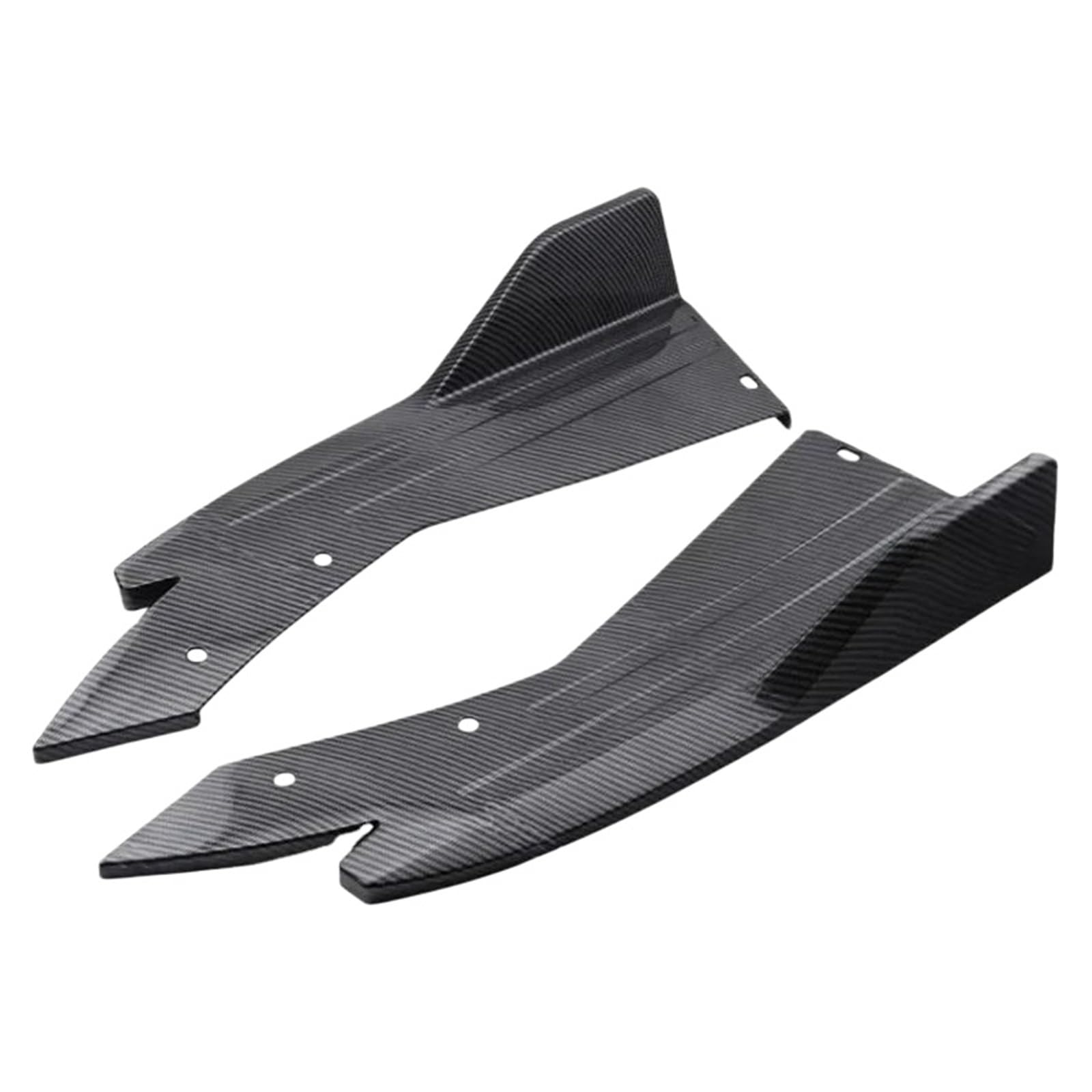 Spoiler tylnego zderzaka usta kompatybilny z Camaro Splitter dyfuzor ochrona przed zarysowaniem wykończenia boczna dokładka rozszerzenie Body Kit czarny(Black)
