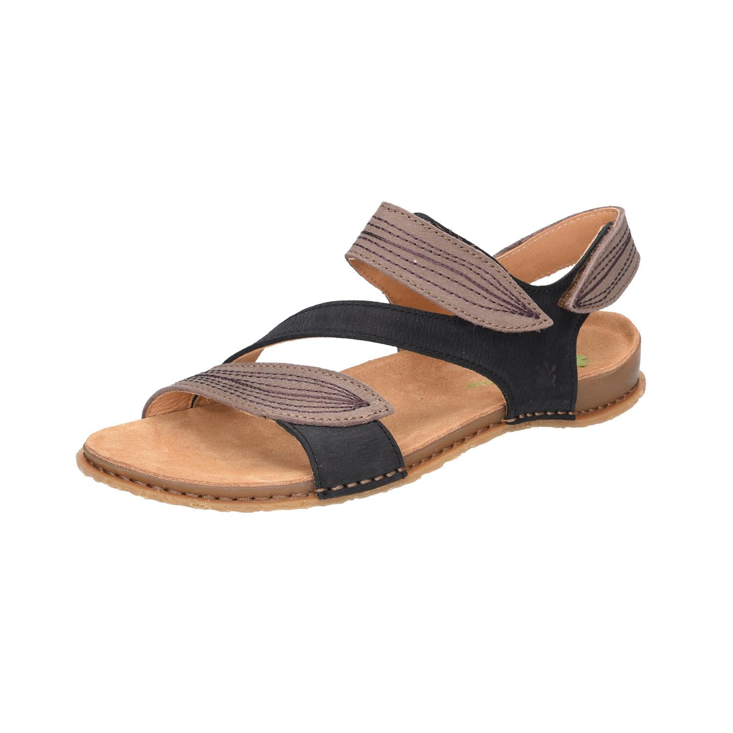 El Naturalista Women's N5810s Panglao Sandal, Black feather, 4.5 UK