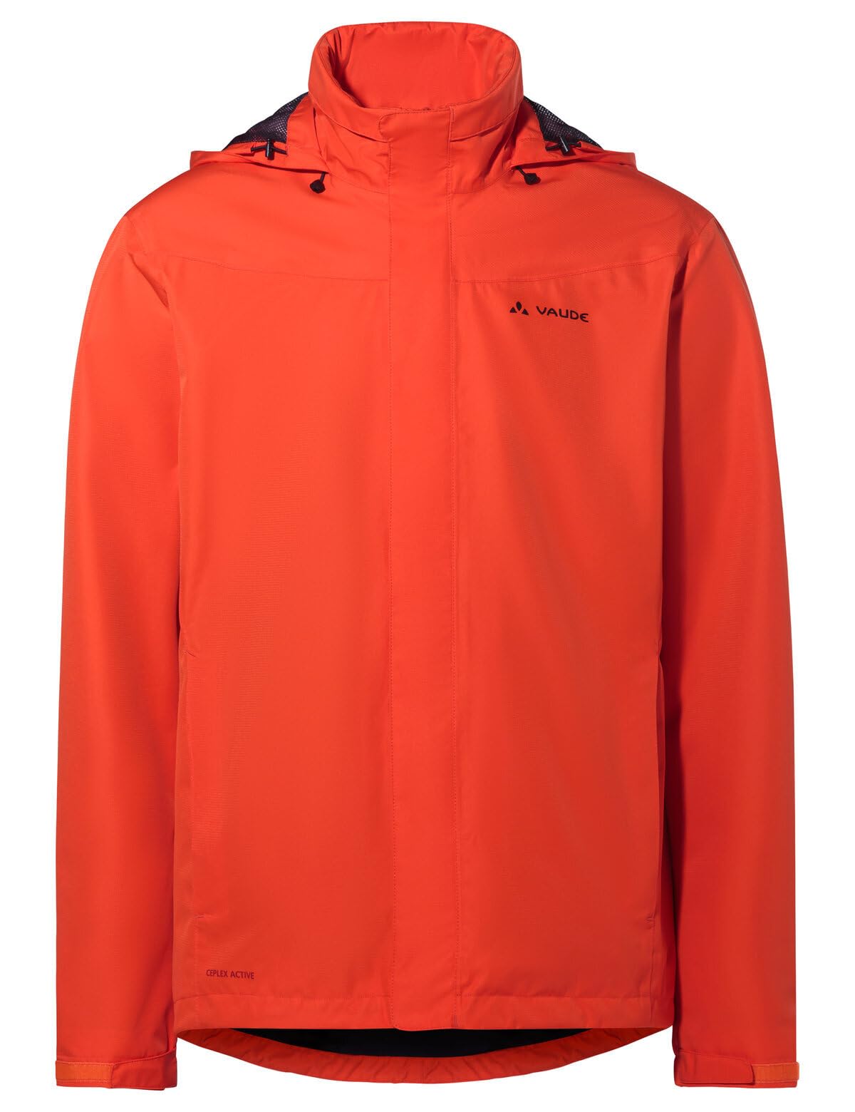 VAUDE Escape Bike Light Regenjacke Herren – Fahrradjacke wasserdicht atmungsaktiv winddicht, 2-Lagen mit verstaubarer Kapuze