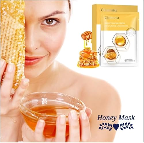 Miniatura 4 de Clementine - Juego de mascarillas hidratantes, 6 en 1, antienvejecimiento e hidratantes, ingredientes naturales, 6 bolsas (0.88 onzas líquidas cada