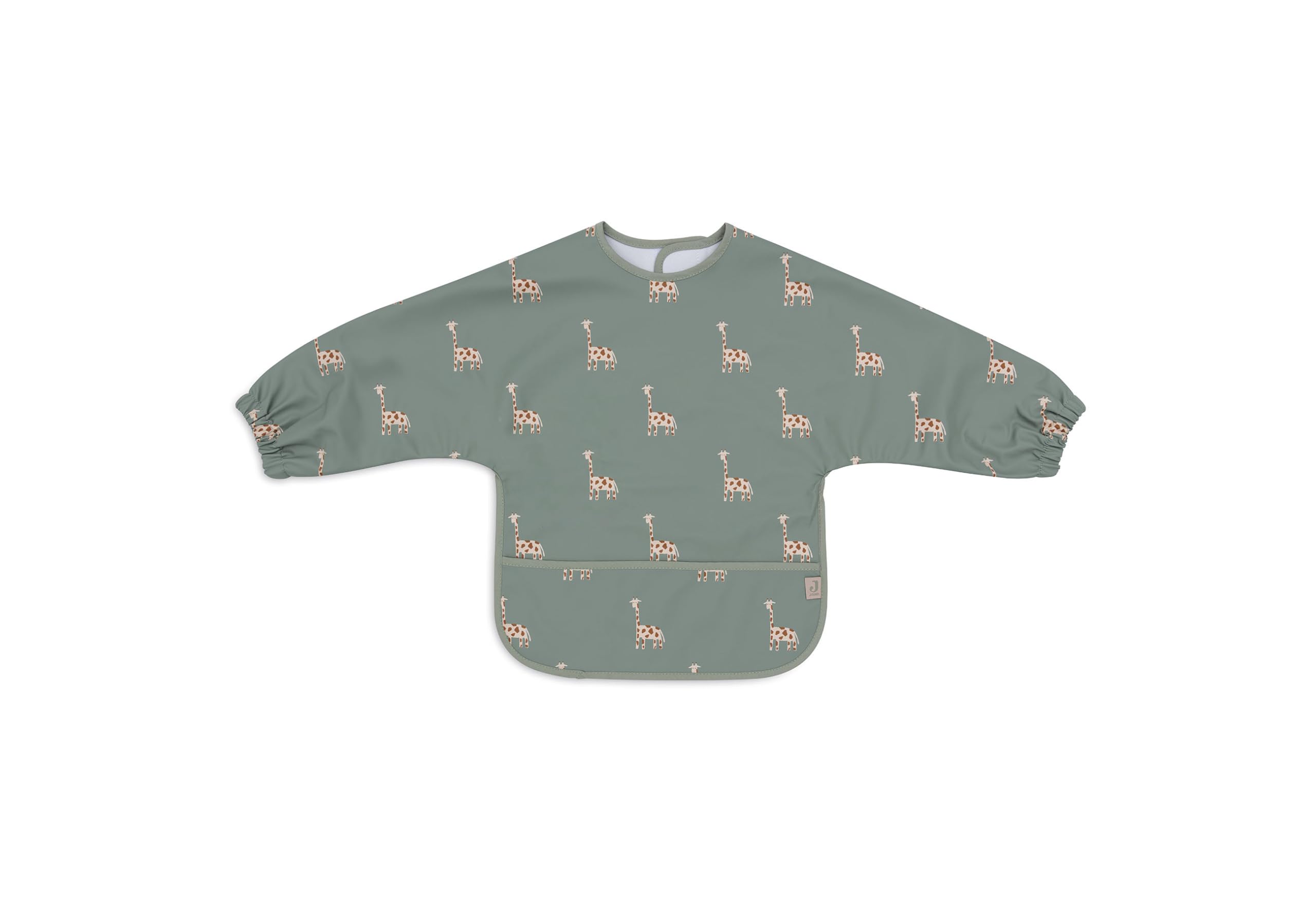 Jollein 029-​869-​67090 Bavoir imperméable avec manches – Jungle Jambo vert