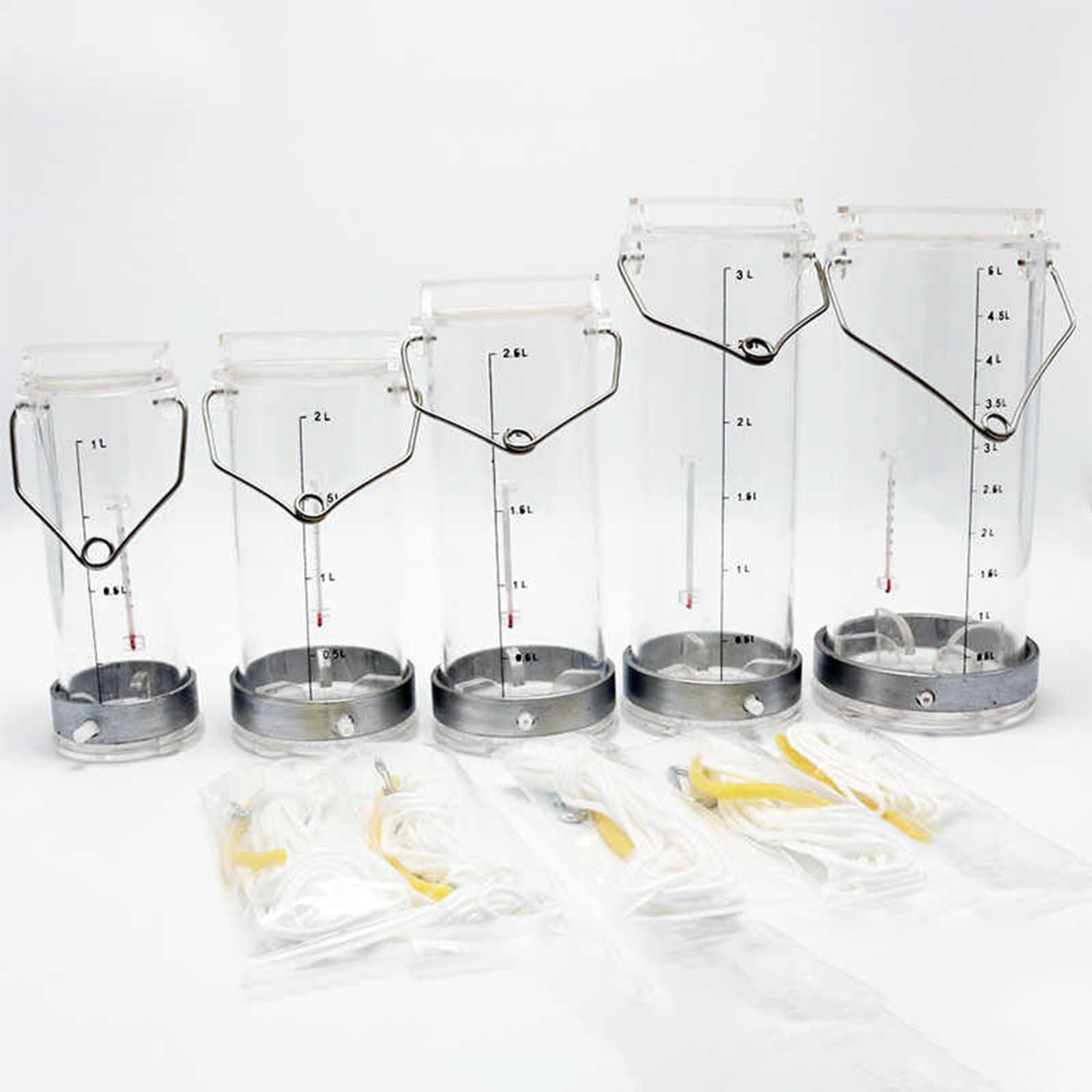 Muestreador De Calidad del Agua,Material AcríLico Cubo De Muestreo De Agua con Muestreador De OscilacióN Vertical,Muestreador De Aguas Residuales para Monitoreo,Acrylic Glass 2.5L