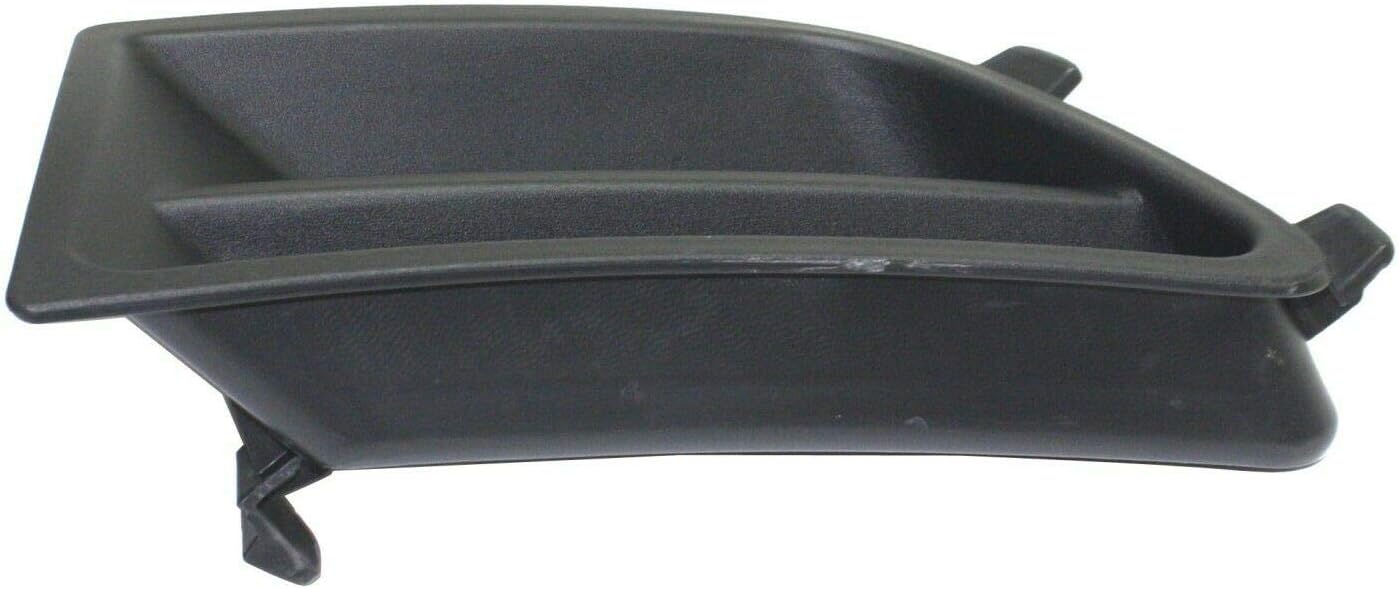 DAT AUTO PARTS Front Left Driver Side Fog Light Hole Cover Trim Fits 2010-2012 Ford Mustang coupe and convertible, Base Models, Black Textured Plastic, Replaces FO1038137, AR3Z17E811AA
