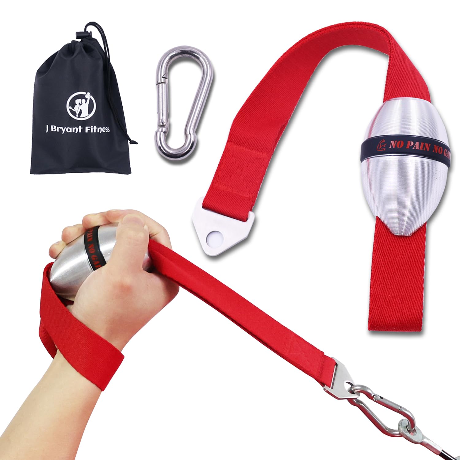 J Bryant Elliptischer Handgelenkball-Trainer aus Aluminiumlegierung - Handgelenk- und Unterarmtrainer für Armdrücken, Griffst?rke, Pronation, Supination und Rehabilitation