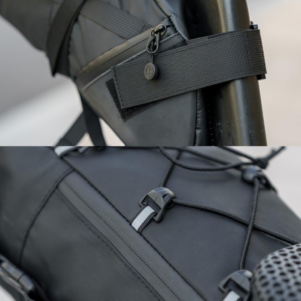 Borsa Sella Ciclismo 15L Grande Capacità Espandibile