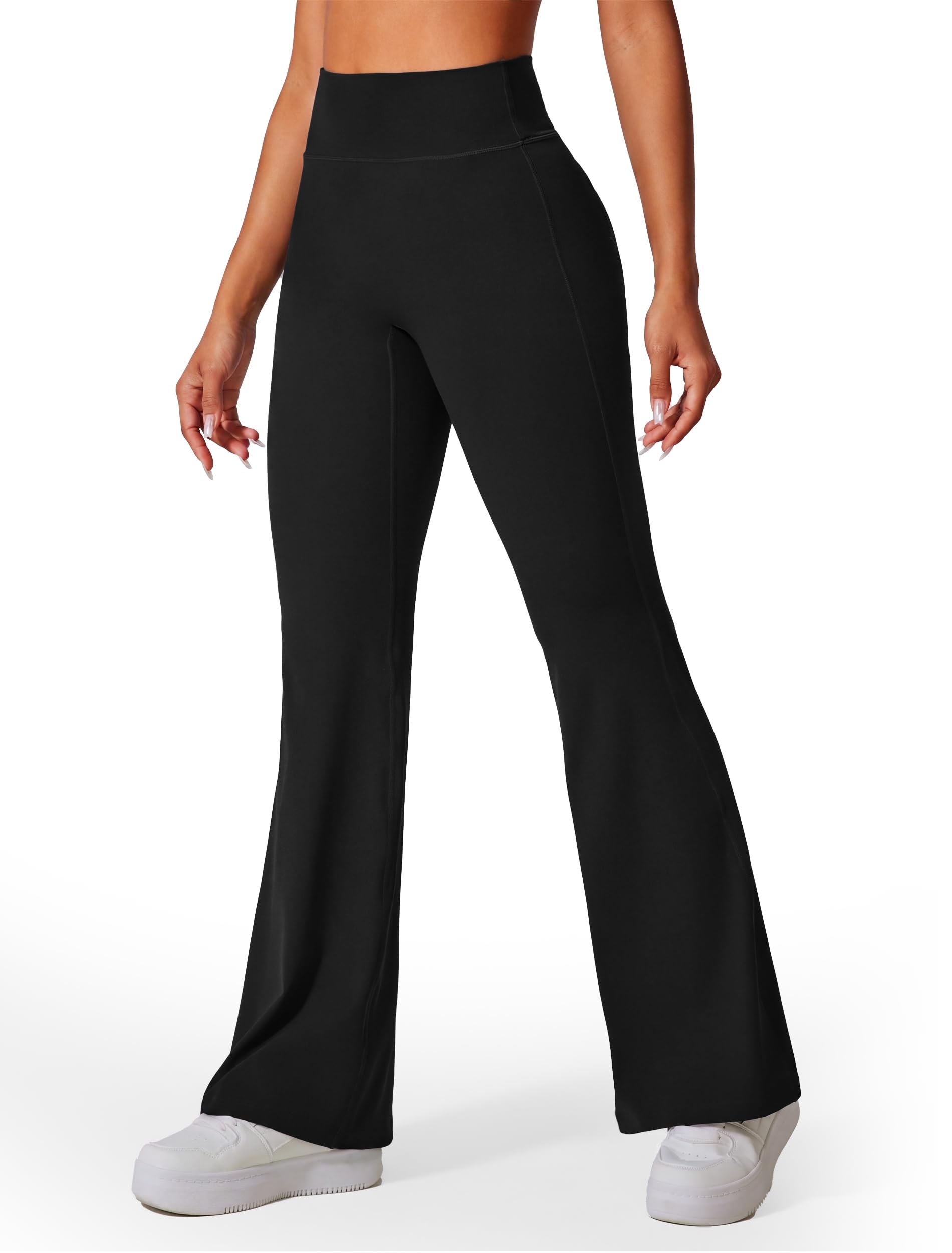 Libin Pantalones Mujer Yoga Cintura Alta Sin Costuras,Leggings Acampanados Deportivos Elásticos para Pilates Fitness,Ropa Deportiva Mujer Verano Casual Normal/Largo