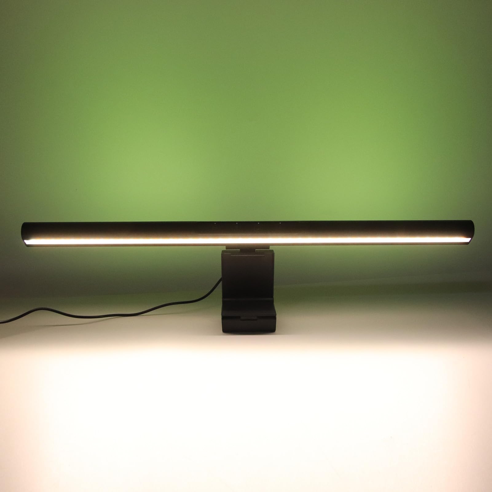 Barra luminosa per monitor, lampada per monitor da computer con design ottico asimmetrico, luce da scrivania a LED regolabile in intensità con controllo touch, 5 temperature di