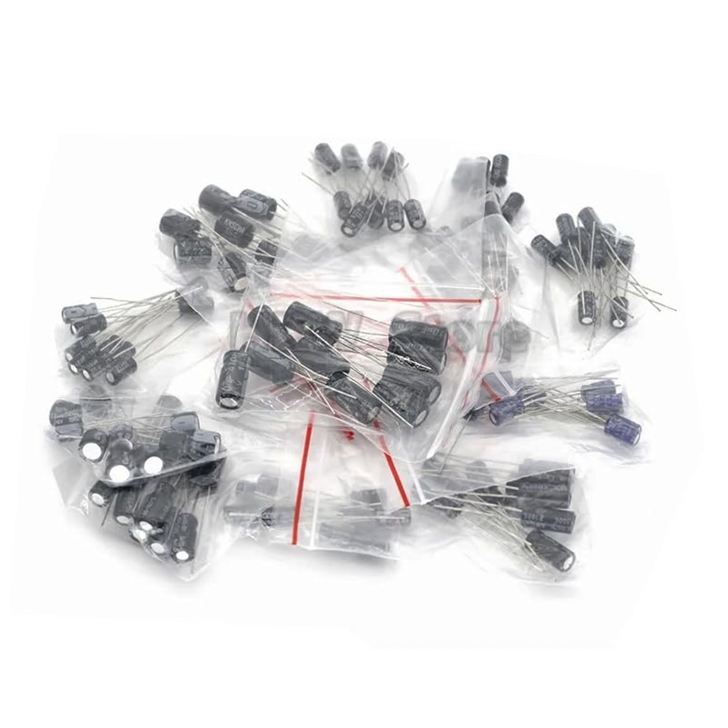 Electrolytic Capacitor Package 120pcs 12value kit 1uF-470uF 1UF 2.2UF 3.3UF 4.7UF 10UF 22UF 33UF 47UF 100UF 220UF