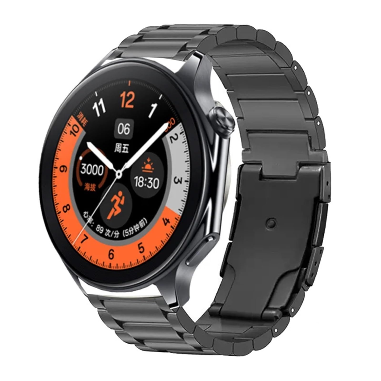 Amazon.co.jp: 22mm チタンメタルウォッチバンド、Watch X 対応、3/2/S  