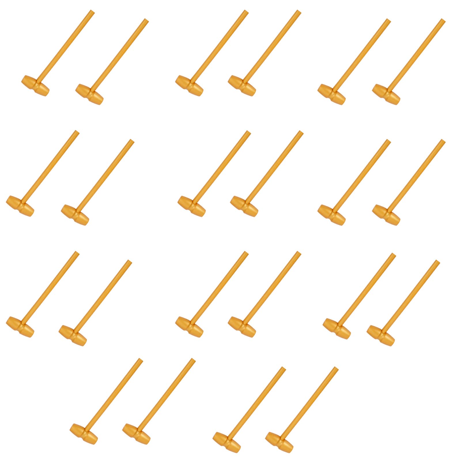 20 Pcs Wood Hammers Mallets Small Mallets Breakable Heart Hammers Seafood Shellfish Lobster Cracking Tool for Kids