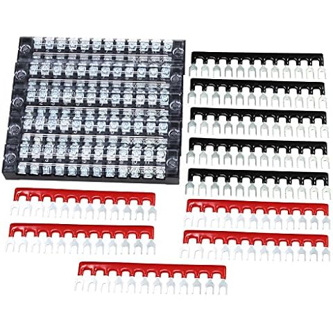 HSEAMALL 12 Position Terminal Block Set Cover