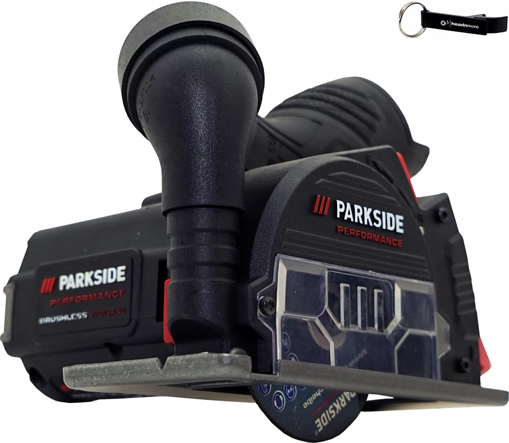 HEADNMORE® Bundle Parkside Performance PPWSA 12 - Amoladora angular con batería (12 V, incluye llavero)