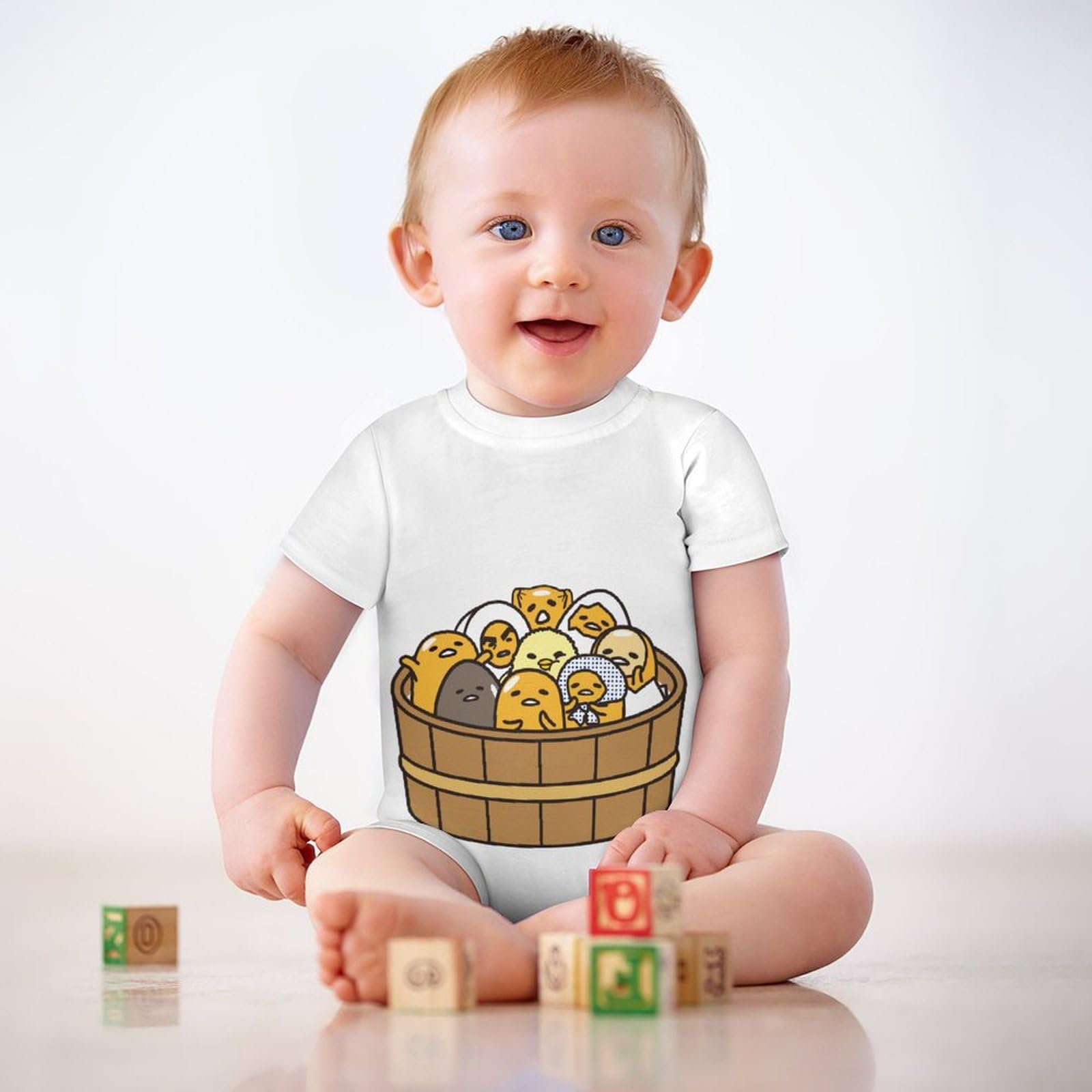 Amazon.co.jp: ロンパース ぐでたま ベビー服 半袖カバーオール 男の子 