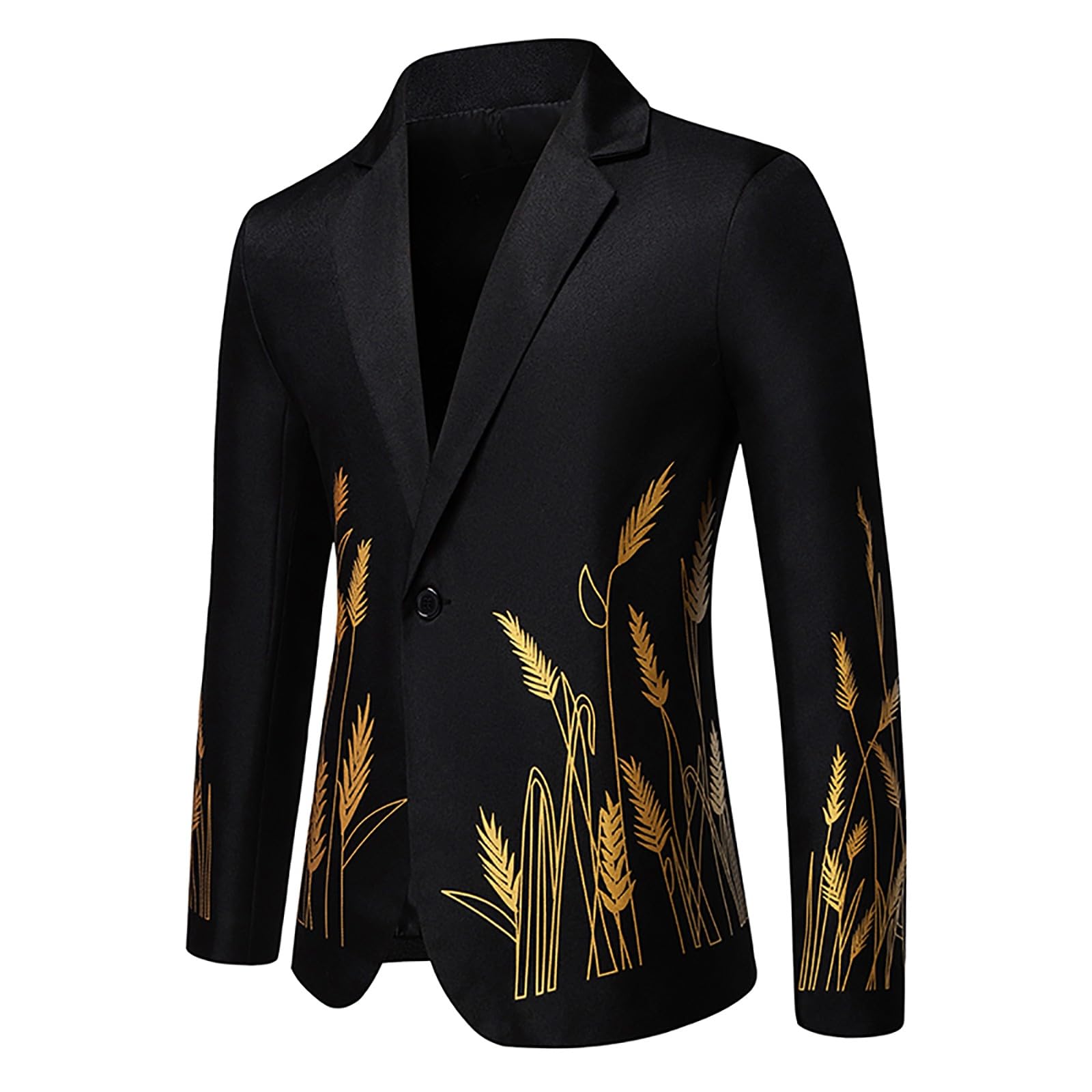 Manteau simple boutonnage masculin avec un revers cranté moderne - 8