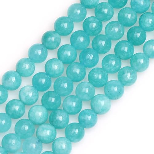 Miniatura 7 de JOE FOREMAN Cuentas redondas de piedra natural de jade naranja de 0.236 pulgadas para hacer joyas, cuentas de 15 pulgadas, piedras semipreciosas,