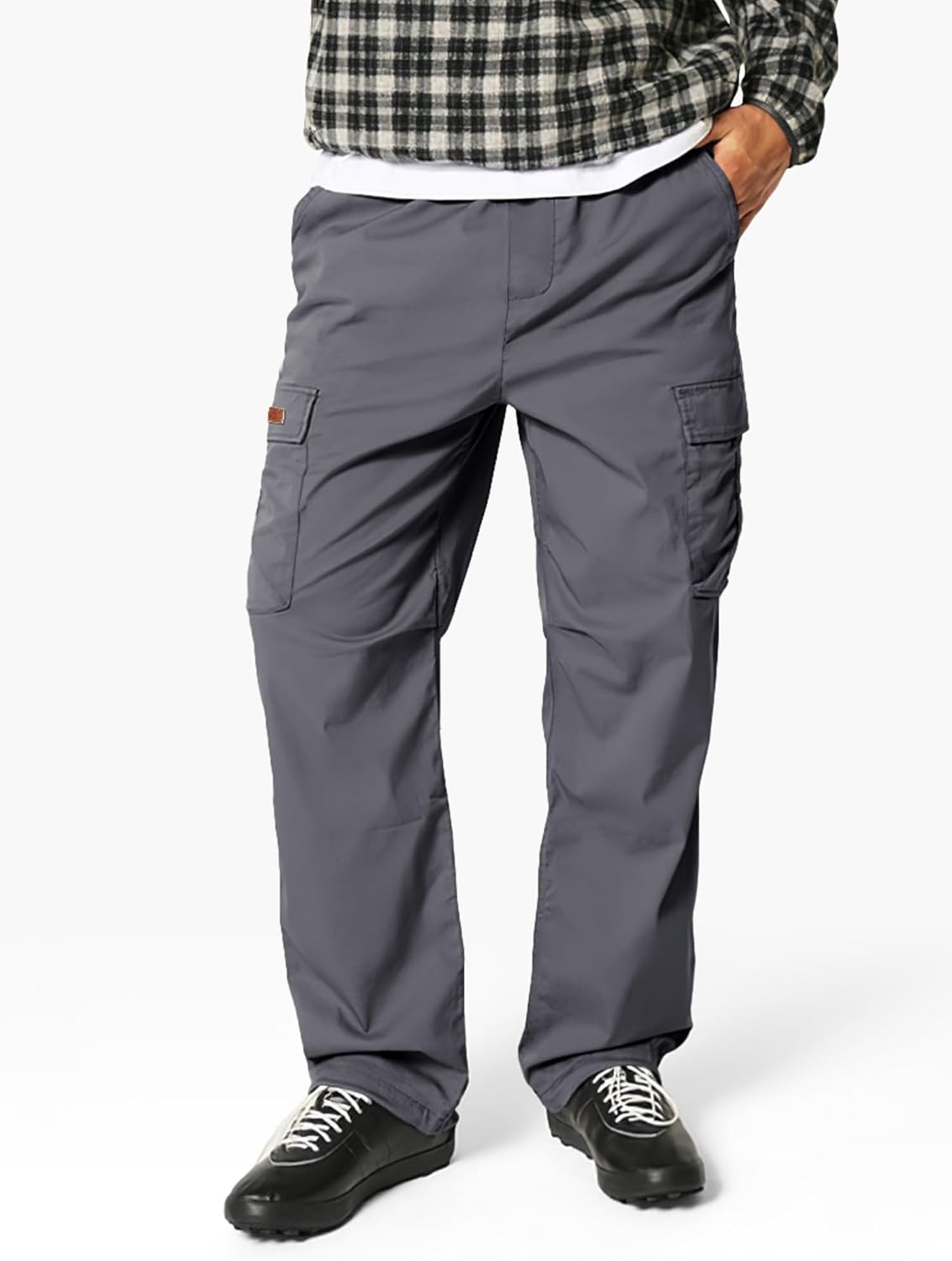 HOTake Men's Casual Cargo Sweatpants Waist Drawstring Joggers Hiking Tactical Pants for Men with Pockets - Image 7