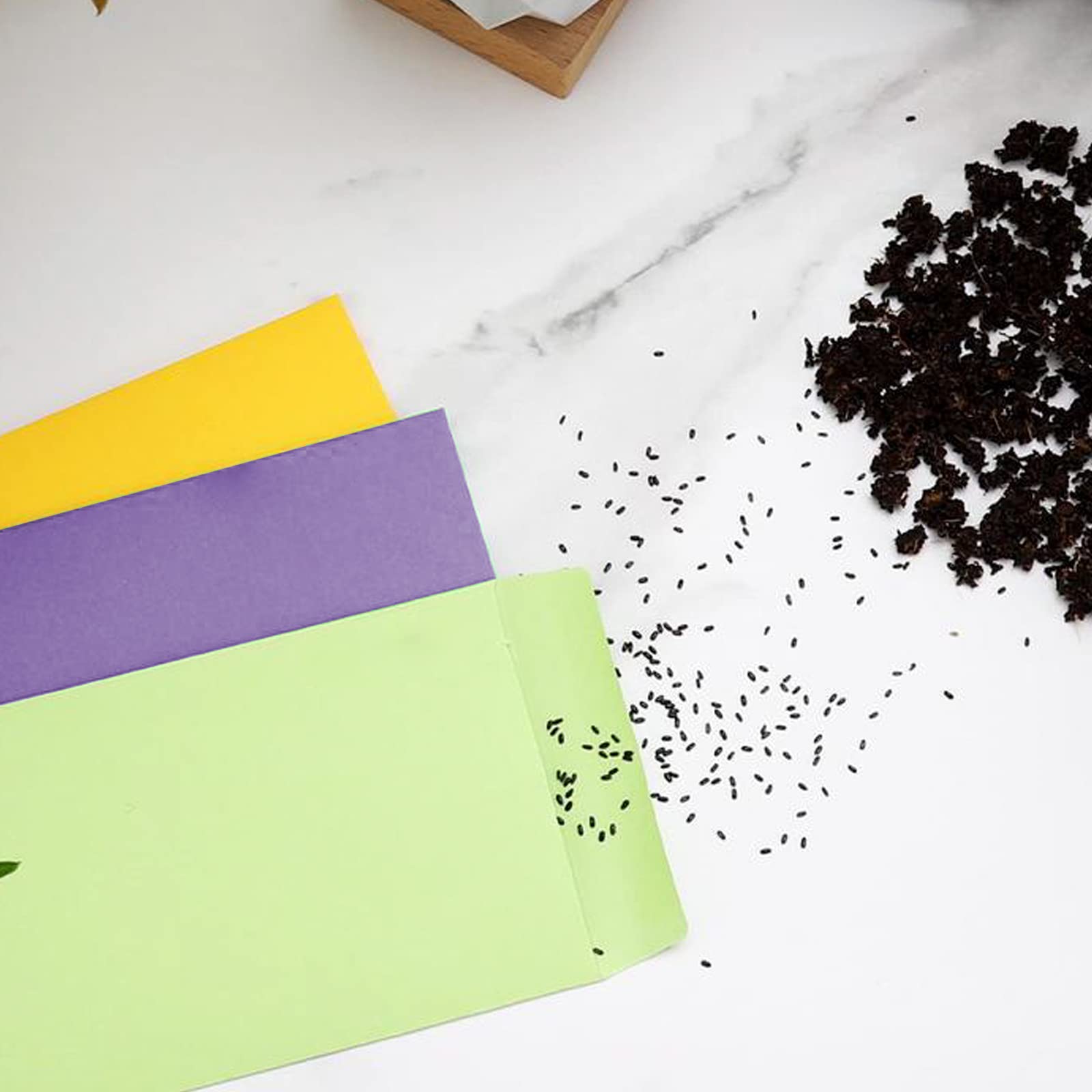 VANRA 150 PCS Coin Envelopes #1 Seed Envelopes Colorful Small Parts Envelope with Gummed Flap for Mini Parts Stamps Collection (2 1/4 x 3 1/2 Inches) - Image 4