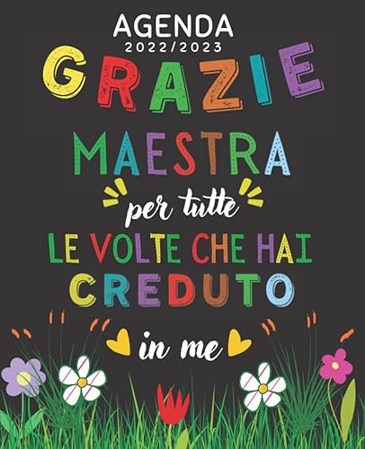 Agenda maestra 2022 2023: Elegante Pianificatore settimanale | Regalo maestra asilo fine anno personalizzato elementare | Regalo Maestre maestro insegnante