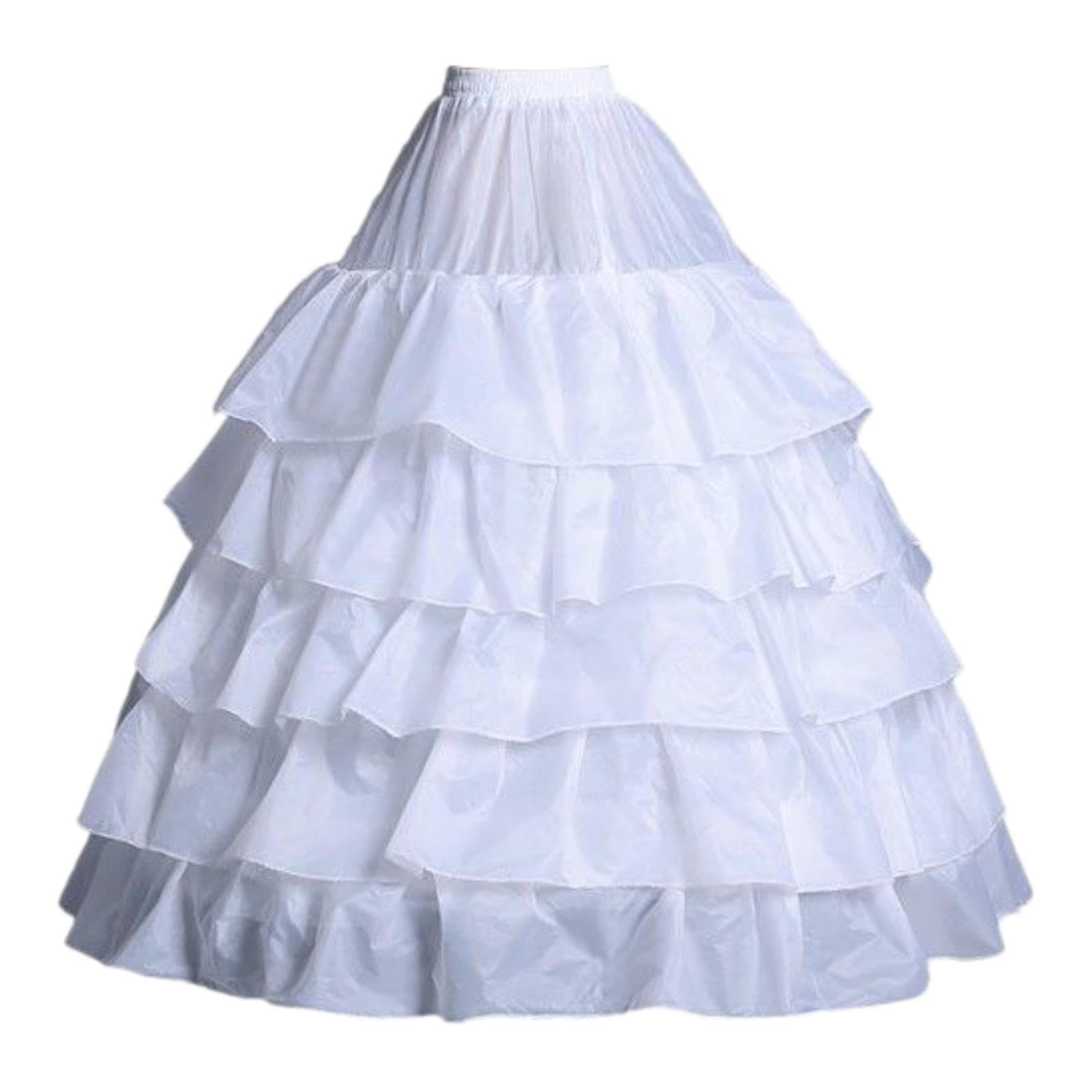 myaddiction Women Crinoline Petticoat White for Wedding Dress for Themed Party Gown Prom-picture-55