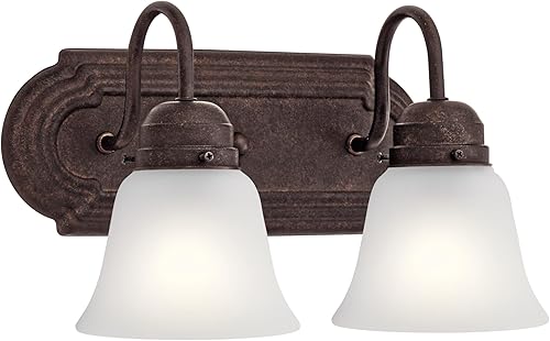 Miniatura 24 de Kichler 5337CHS - Lámpara de baño de 3 luces cromada de 24 pulgadas, moderna lámpara de baño con vidrio satinado transparente, (24 pulgadas de ancho