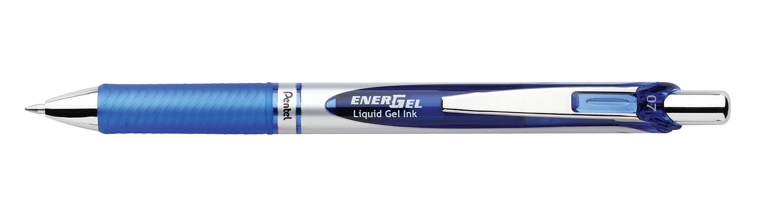 Pentel EnerGel RTX Roller Ball Retractable Gel Pen, Blue Ink, Medium (BL77-C)