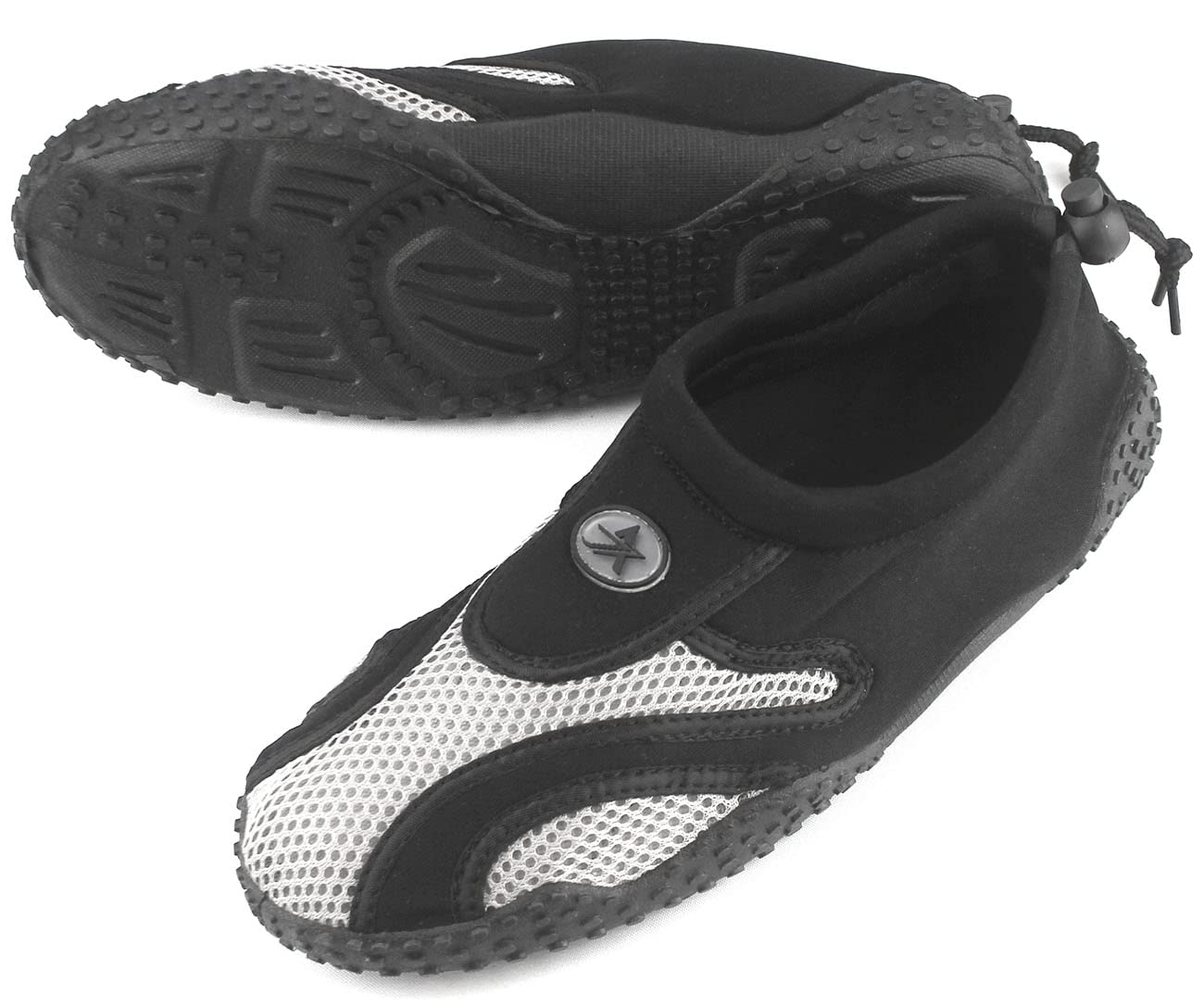 MASMAS Zapatos de Agua, Zapatillas para Buceo Snorkel Surf Piscina Playa Vela Mar Río Aqua Cycling Deportes Acuáticos, Calzado de Natación Escarpines para Hombre Mujer Unisex