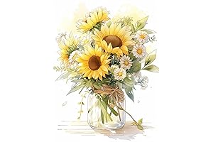 Sunflower Diamond Art Kits for Adults - 5D DIY Diamond Painting Kits,...