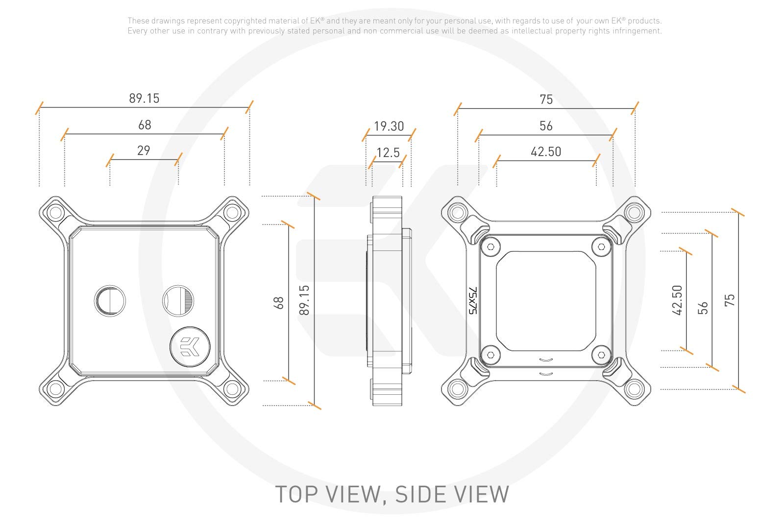 Amazon.com: EKWB EK-Quantum Magnitude CPU Water Block, Intel CPU
