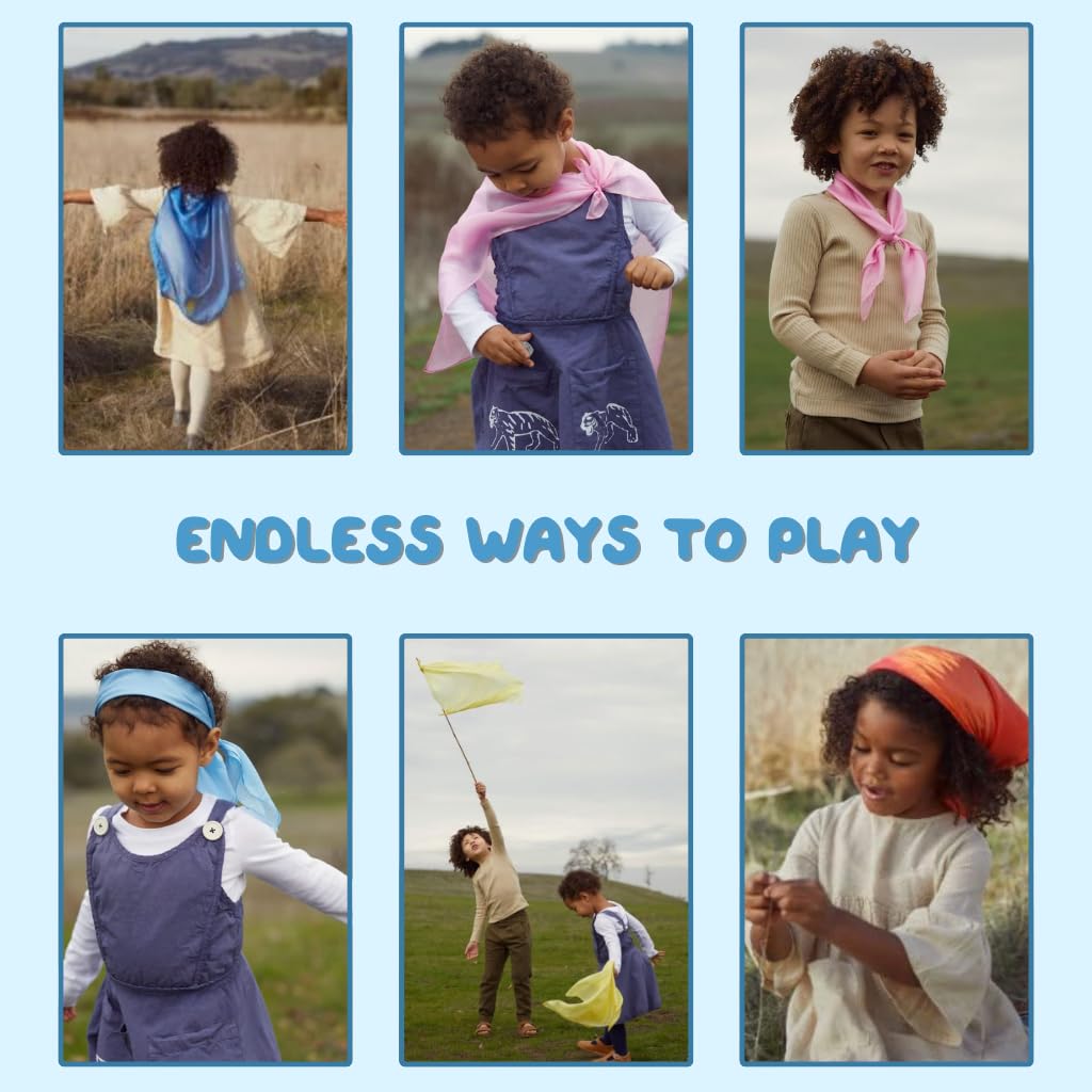 Amazon.com: Sarah's Silks Mini Playsilks | Solid Colors | Creative