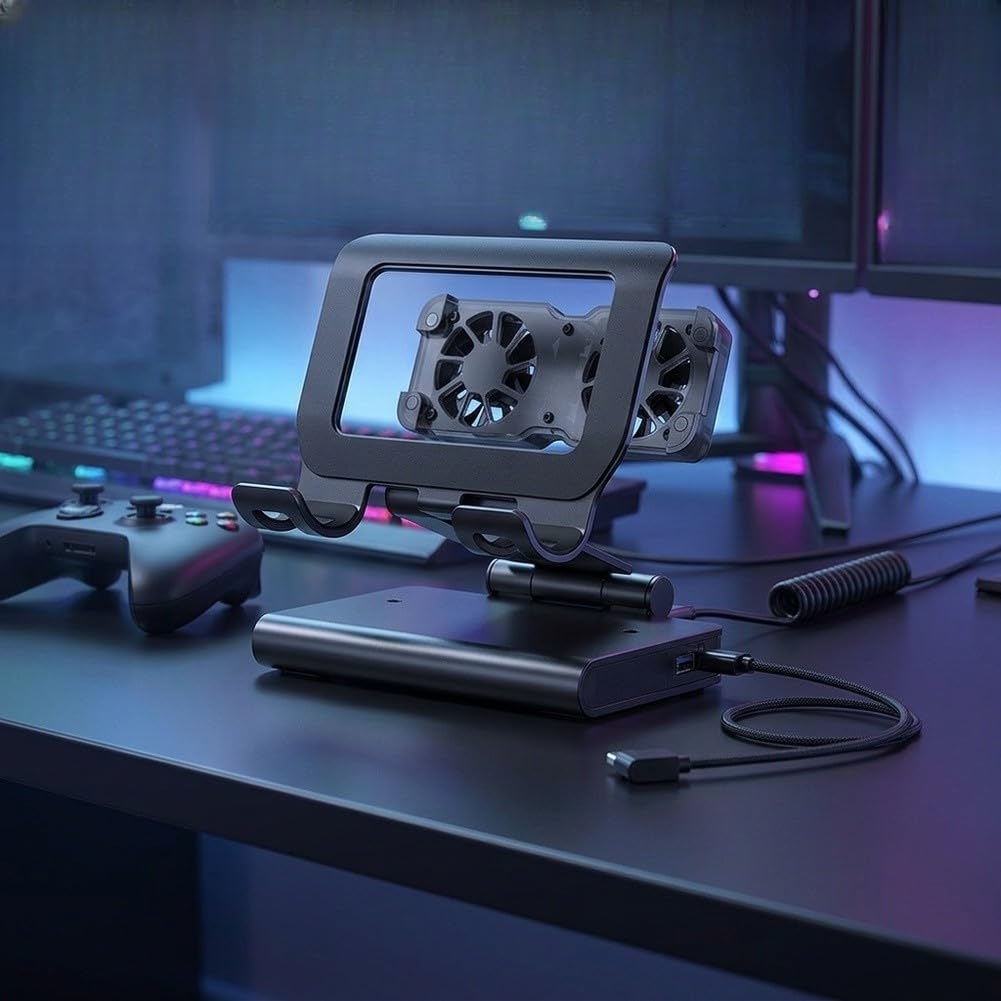 NbgrvB Docking Station X Magnetica in Lega di Alluminio per Doppia