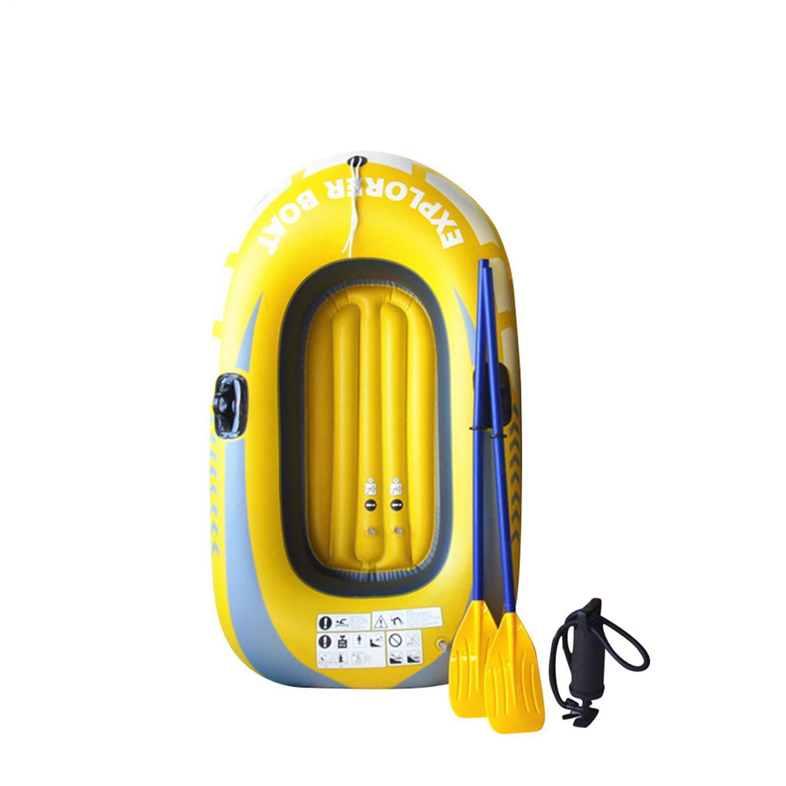 Aufblasbares Boot für 1/2 Personen – Sommer Doppel PVC Aufblasbares Kajak