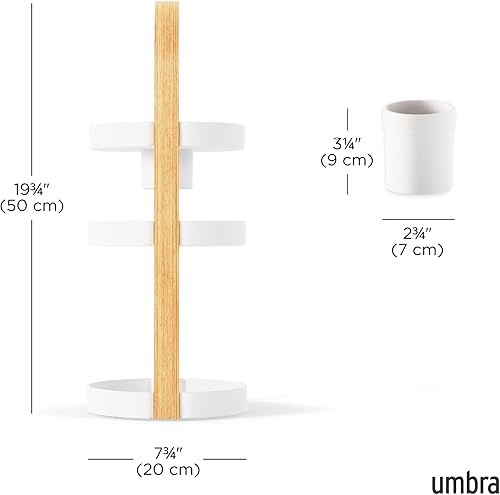 Vista 11 de Umbra Bellwood Caddy Negro/Nogal