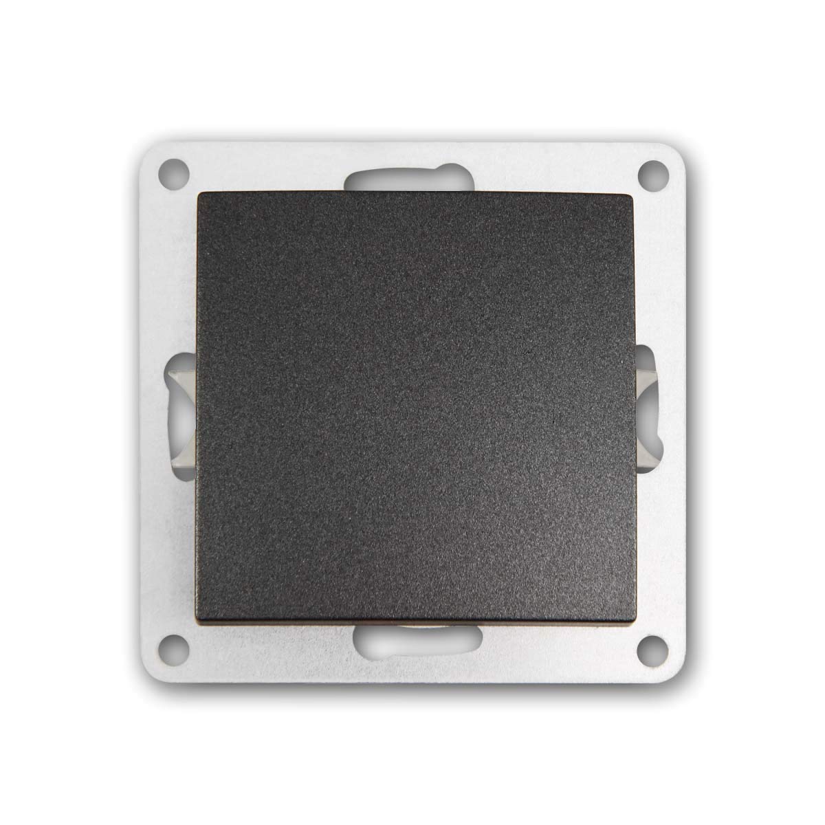 Commutateur Double 10A 250V Encastré Terminales Vis Blanc- Con Cadre Y