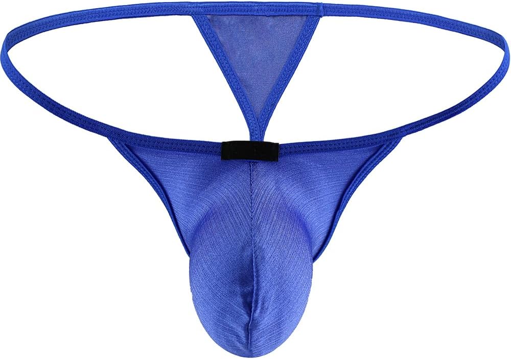 Men's Lift-up Pouch G-string Underwear Low Rise String Thong Sexy Y-back Underpanties for Men