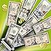 Learn & Climb Play Money Bills Set for Kids - 100 Bills $1, $5, $10, $20, $50, $100 Dollar Bills for Pretend Play, Counting and Math