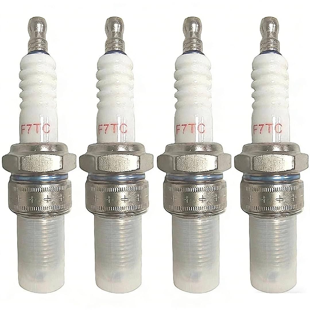 Bujías para generador/cortacésped/bomba de agua GX120/GX160/GX200/GX240/GX270/GX340/GX390, bujías 1/2/4 piezas F7TC (4 piezas)