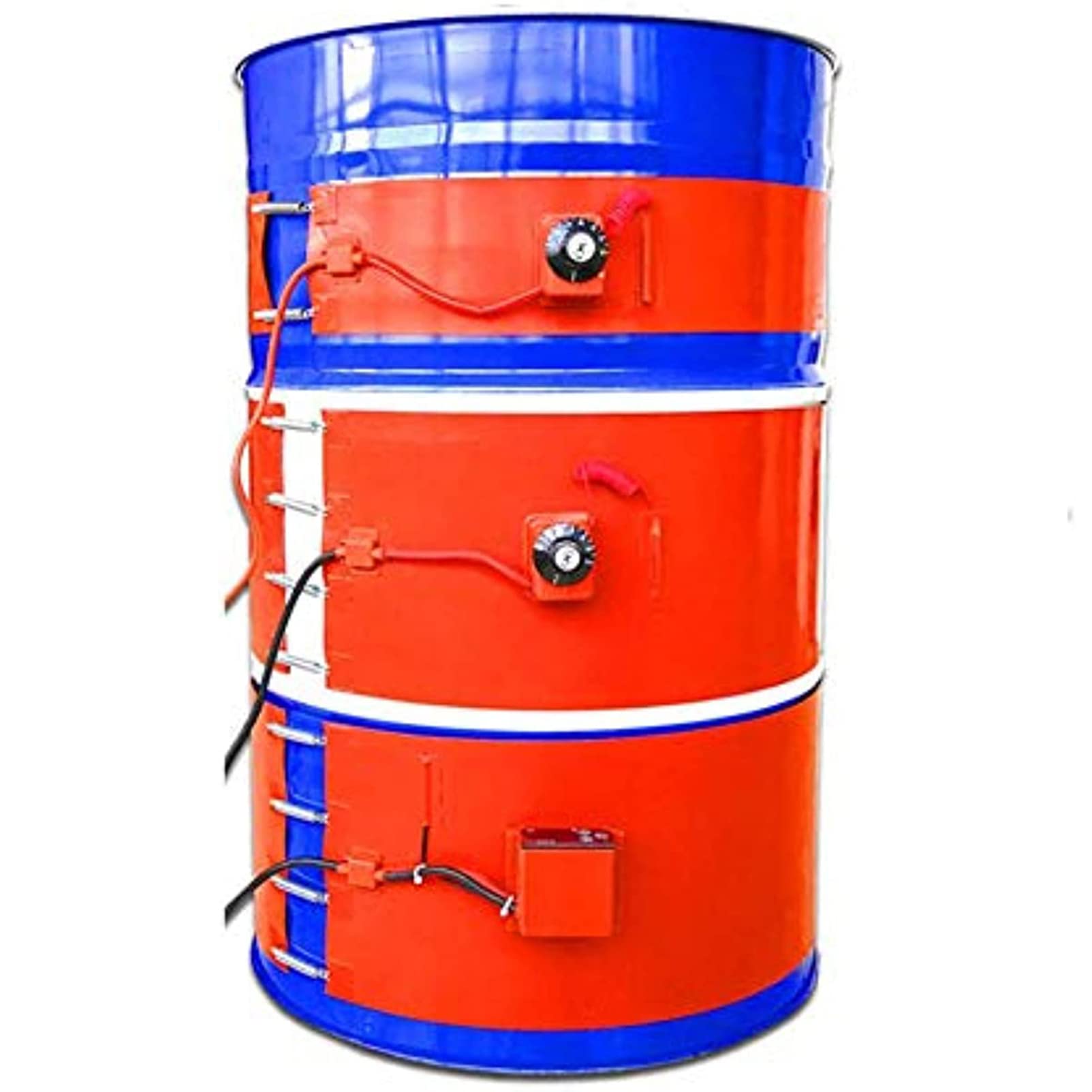 Calentador Cilíndrico De Silicona Con Control De Temperatura Ajustable | Aislamiento Industrial, Procesamiento De Biodiesel, Fijación De Resortes Flexibles (200L 250*1740 2000W)