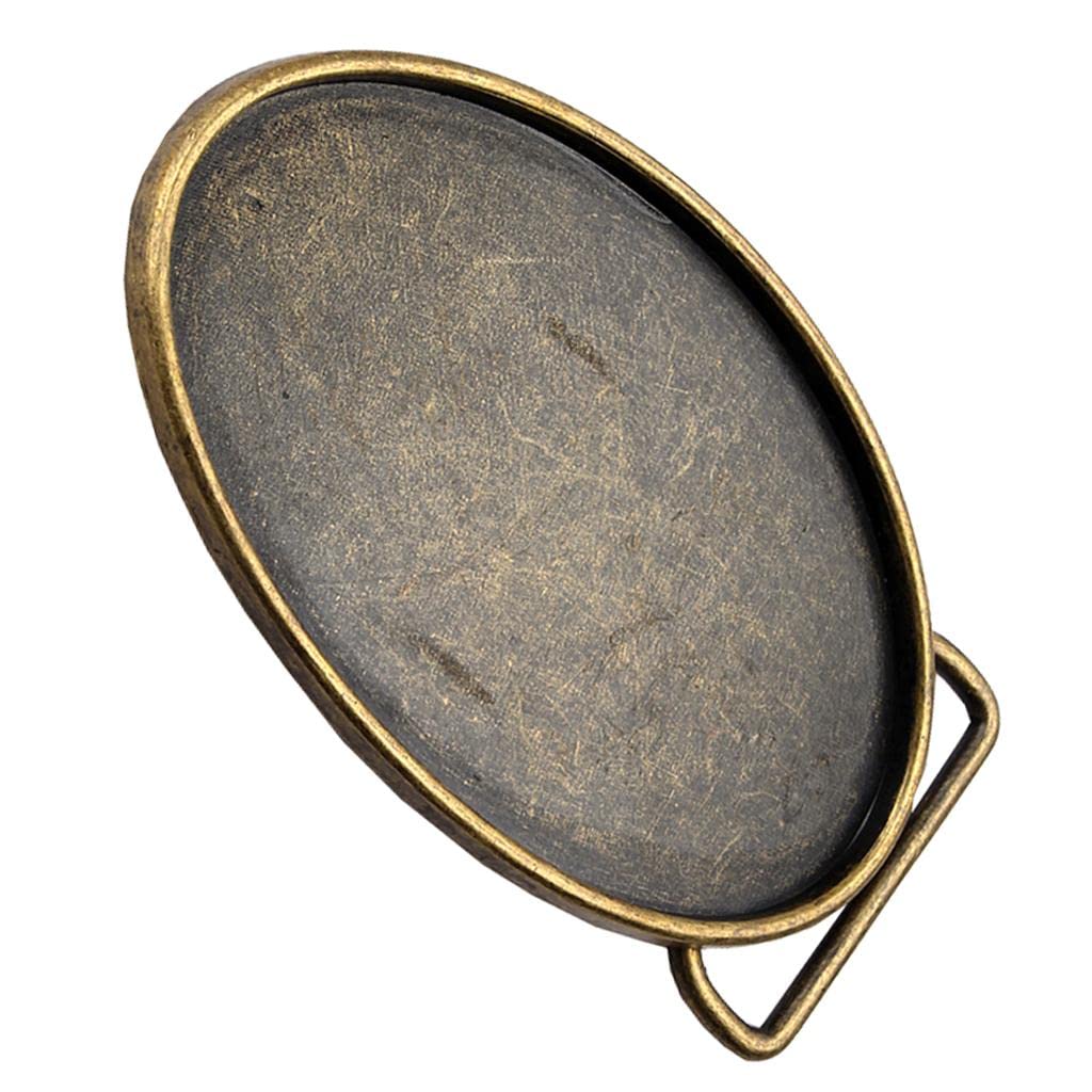 Mens Western Cowboy Belt Buckle Alloy Oval Belt Buckle Replacement Bronze|Clothing Shoes & Accessories | Mens Accessories | Belt Buckles-image-25