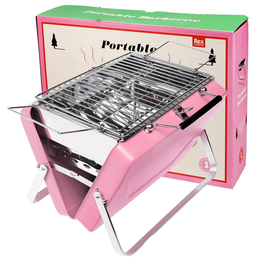 Rex London Portable suitcase BBQ - Pink